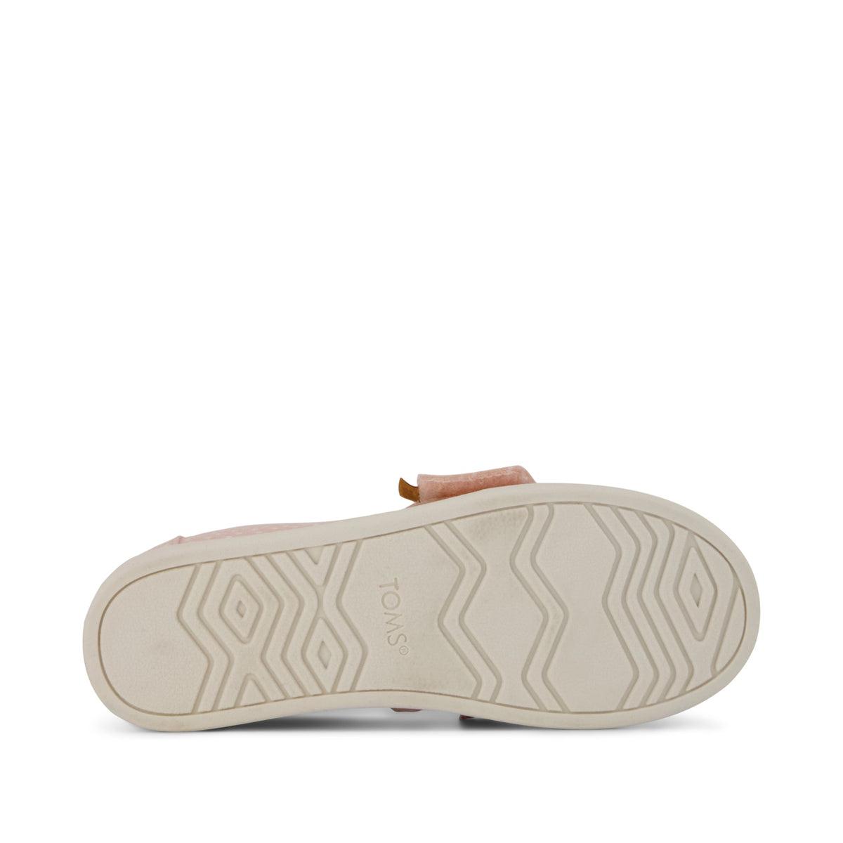 Alpargata Classic Kids Shoe - Bloom Chambray Dot Bottom Sole View