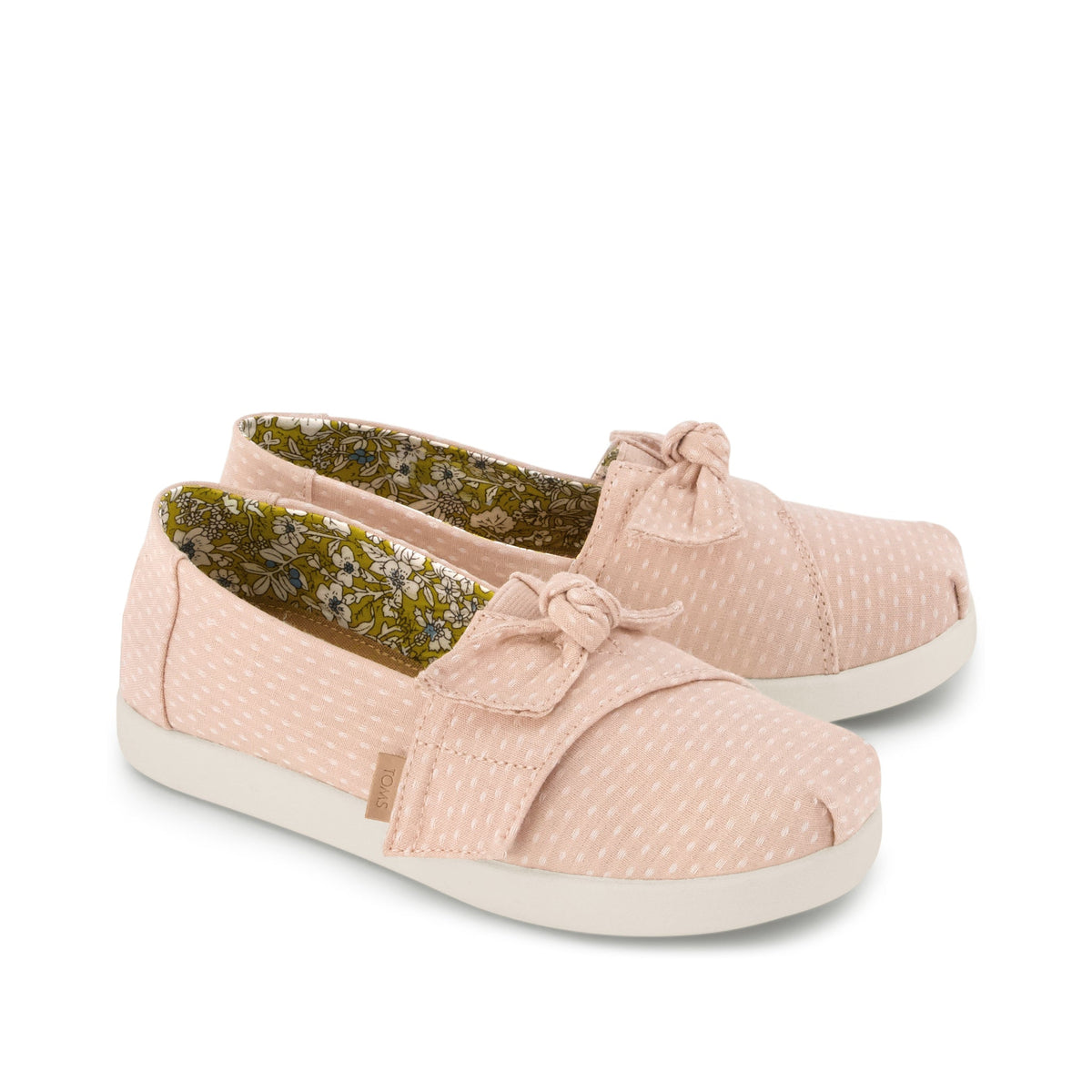 Alpargata Classic Kids Shoe - Bloom Chambray Dot Front View
