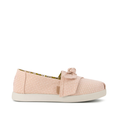 Alpargata Classic Kids Shoe - Bloom Chambray Dot Side View