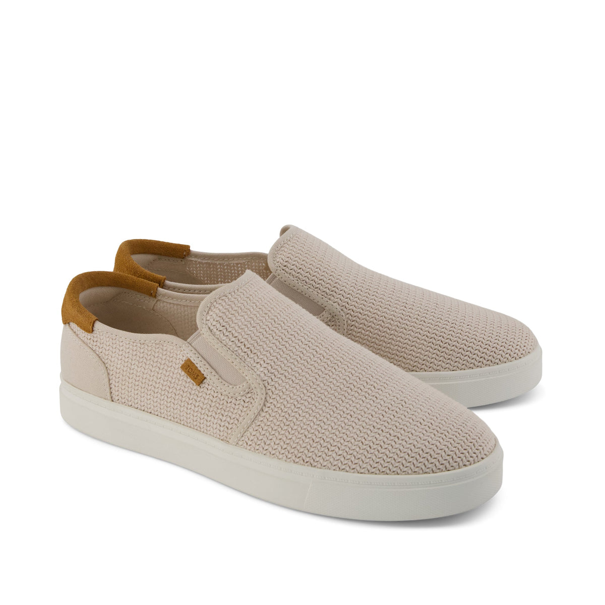 Baja 2.0 Slip On Sneaker - Taupe Mesh Front View