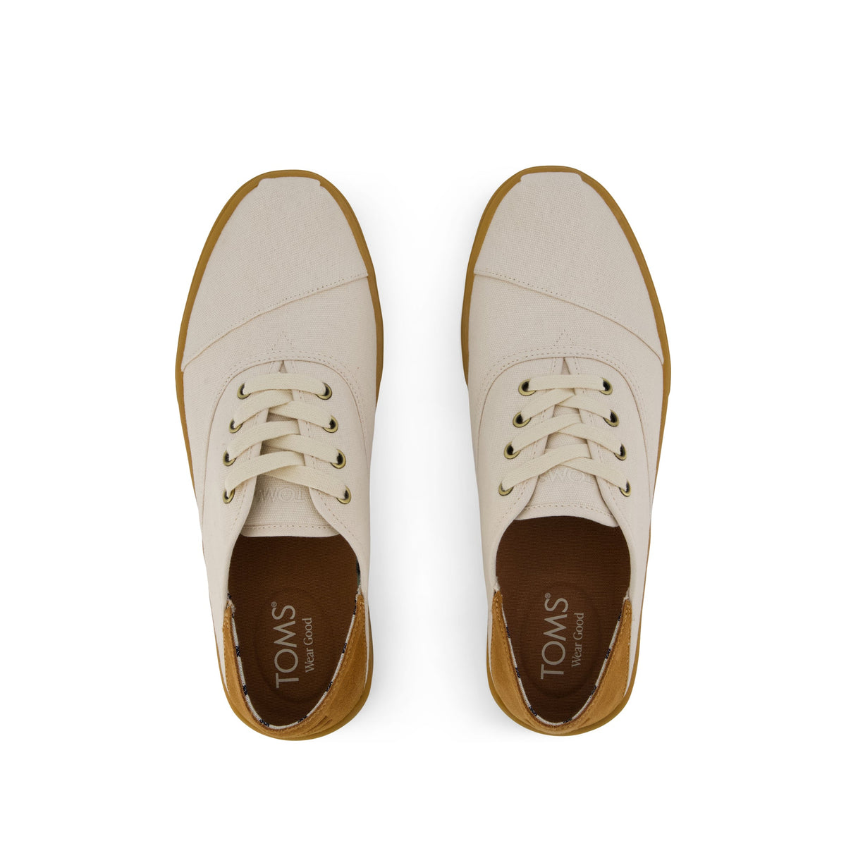 Cordones Plus Sneaker - Natural Canvas Top View
