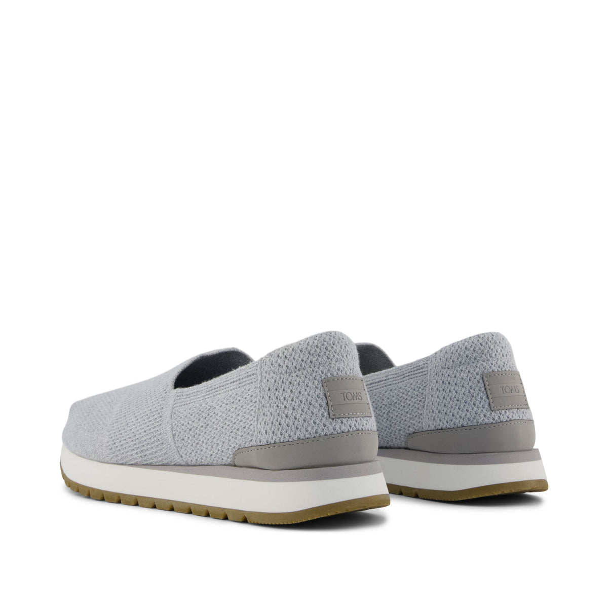 Resident Plus - Grey Knit Back View