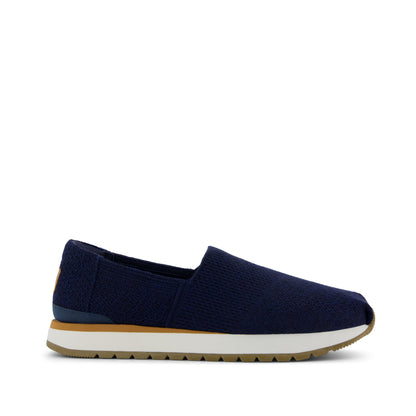 Resident Plus - Navy Knit Side View