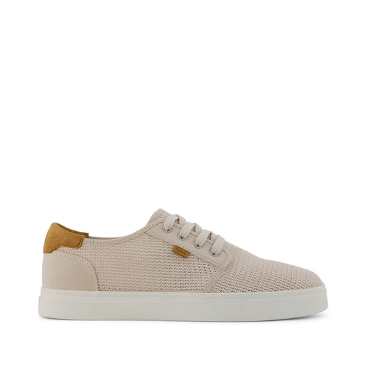 Carlo 2.0 Lace-Up Sneaker - Taupe Mesh Side View