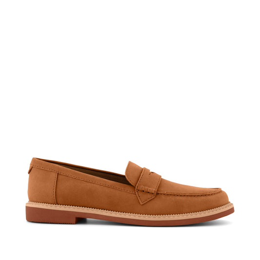 Marie Loafer - Brown Sugar Leather Side View