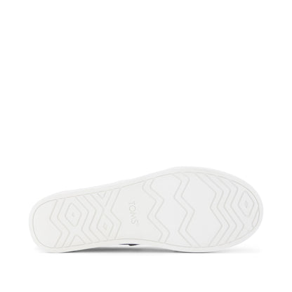 Asher Platform Slip On Sneaker - Grey Canvas Bottom Sole View