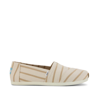 Alpargata Classic - Natural Riviera Stripe Side View