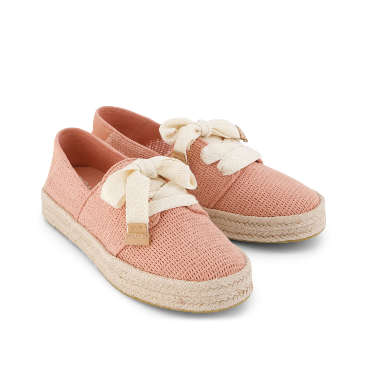 Carolina Lace-Up Espadrille - Bloom Mesh Front View