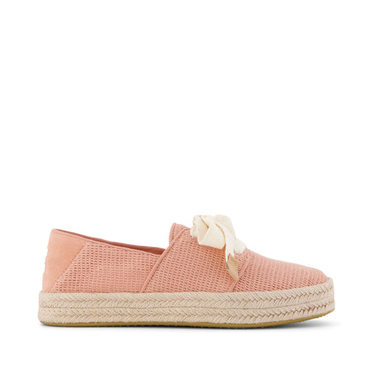 Carolina Lace-Up Espadrille - Bloom Mesh Side View