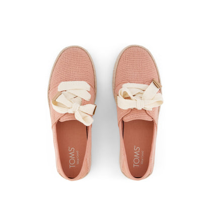 Carolina Lace-Up Espadrille - Bloom Mesh Top View
