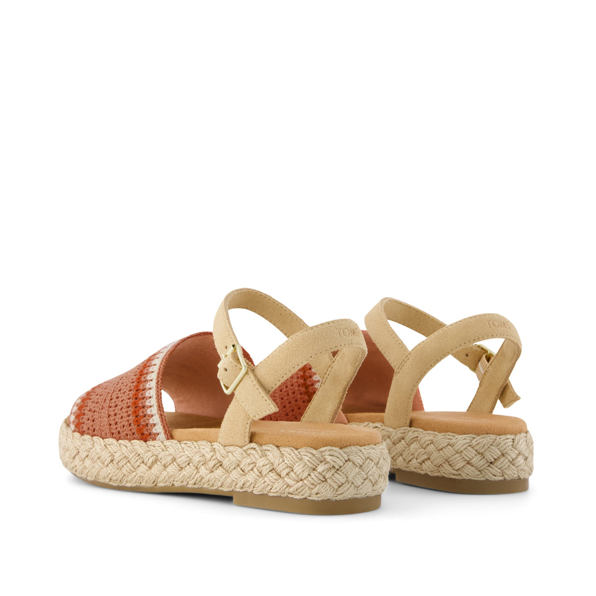 Abby Flatform Espadrille Sandal - Bloom Crochet Back View