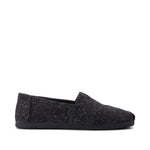 Alpargata Classic - Black Flecked Tweed Side View