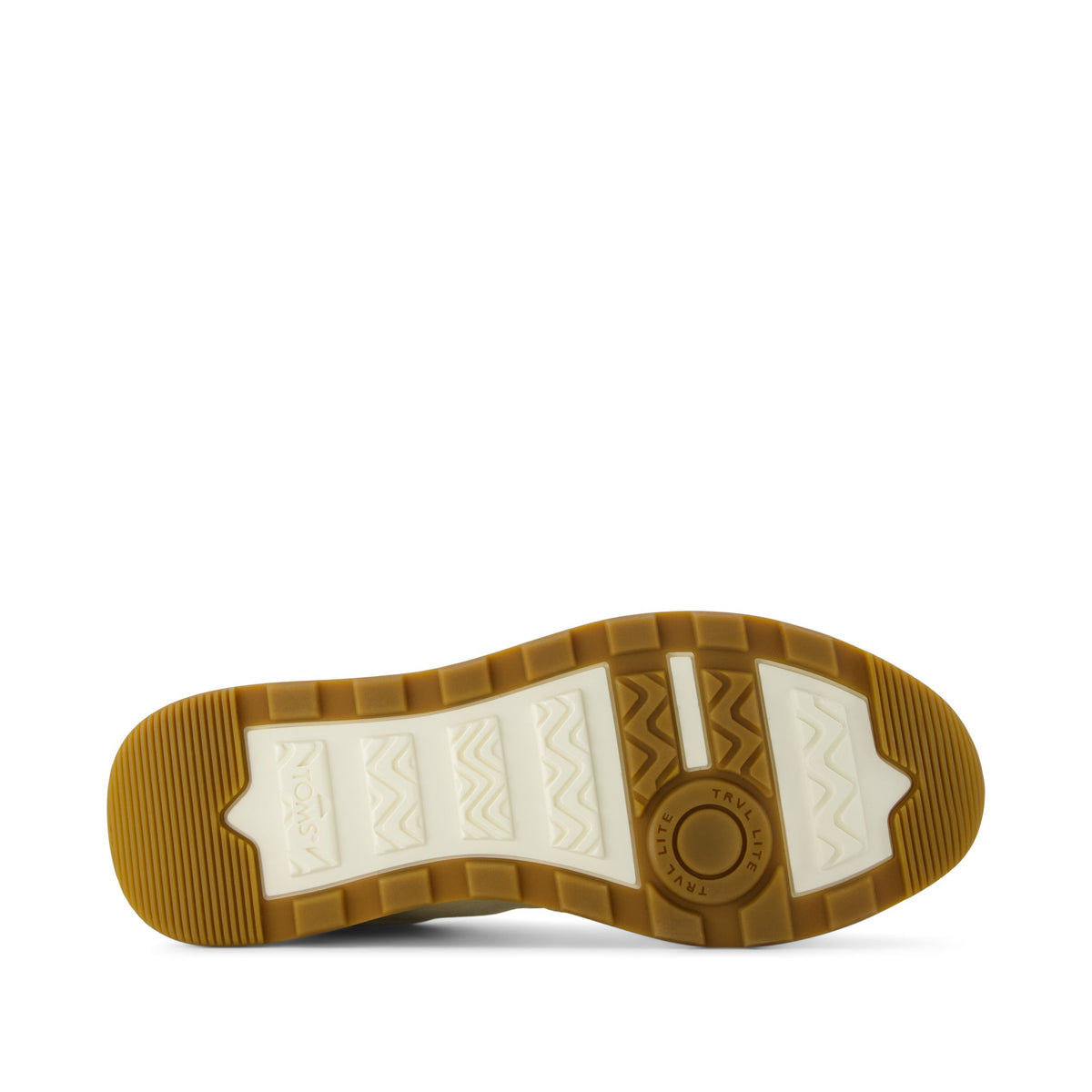 TRVL LITE Retro Runner Sneaker - Fog Bottom Sole View