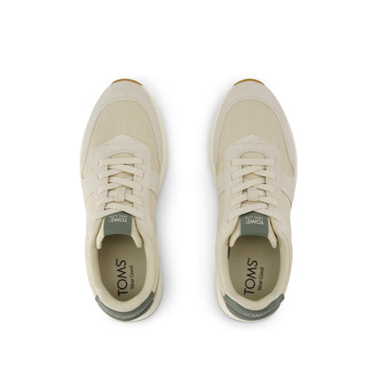 TRVL LITE Retro Runner Sneaker - Fog Top View