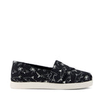 Alpargata Classic Kids Shoe - Black Shark Print Side View