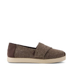 Alpargata Classic Kids Shoe - Hot Cocoa Herringbone Side View
