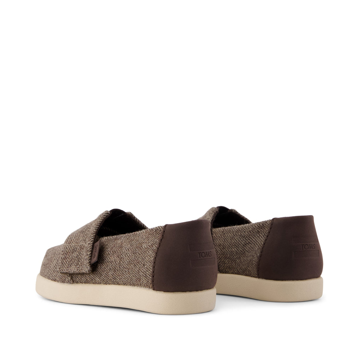 Alpargata Classic Toddler Shoe - Hot Cocoa Herringbone Back View