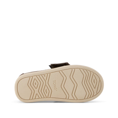 Alpargata Classic Toddler Shoe - Hot Cocoa Herringbone Bottom Sole View