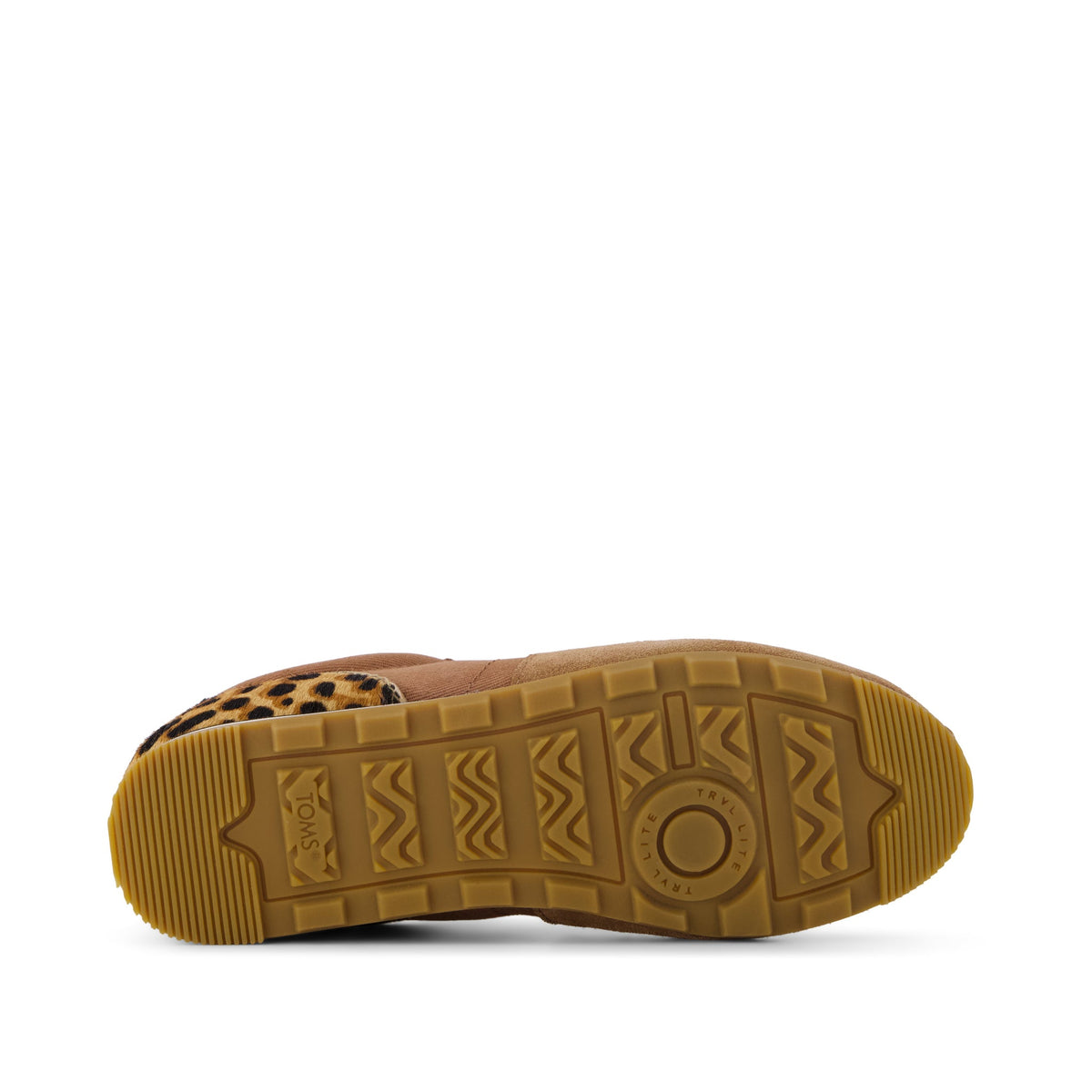 TRVL Lite Palisade Sneaker - Water Repellent Brown Sugar Vintage Twill Bottom Sole View