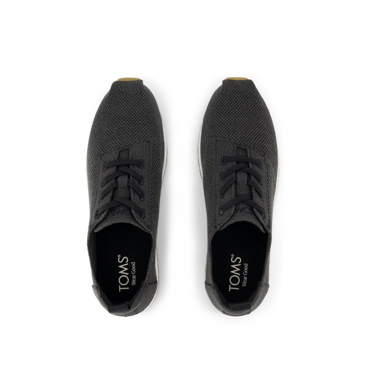 Resident Plus Lace-Up Sneaker - Charcoal Engineered Knit Top View