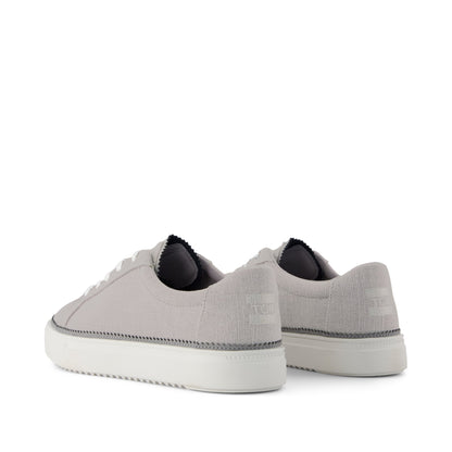 Izzy Lace-Up Sneaker - Drizzle Grey Heritage Canvas Back View