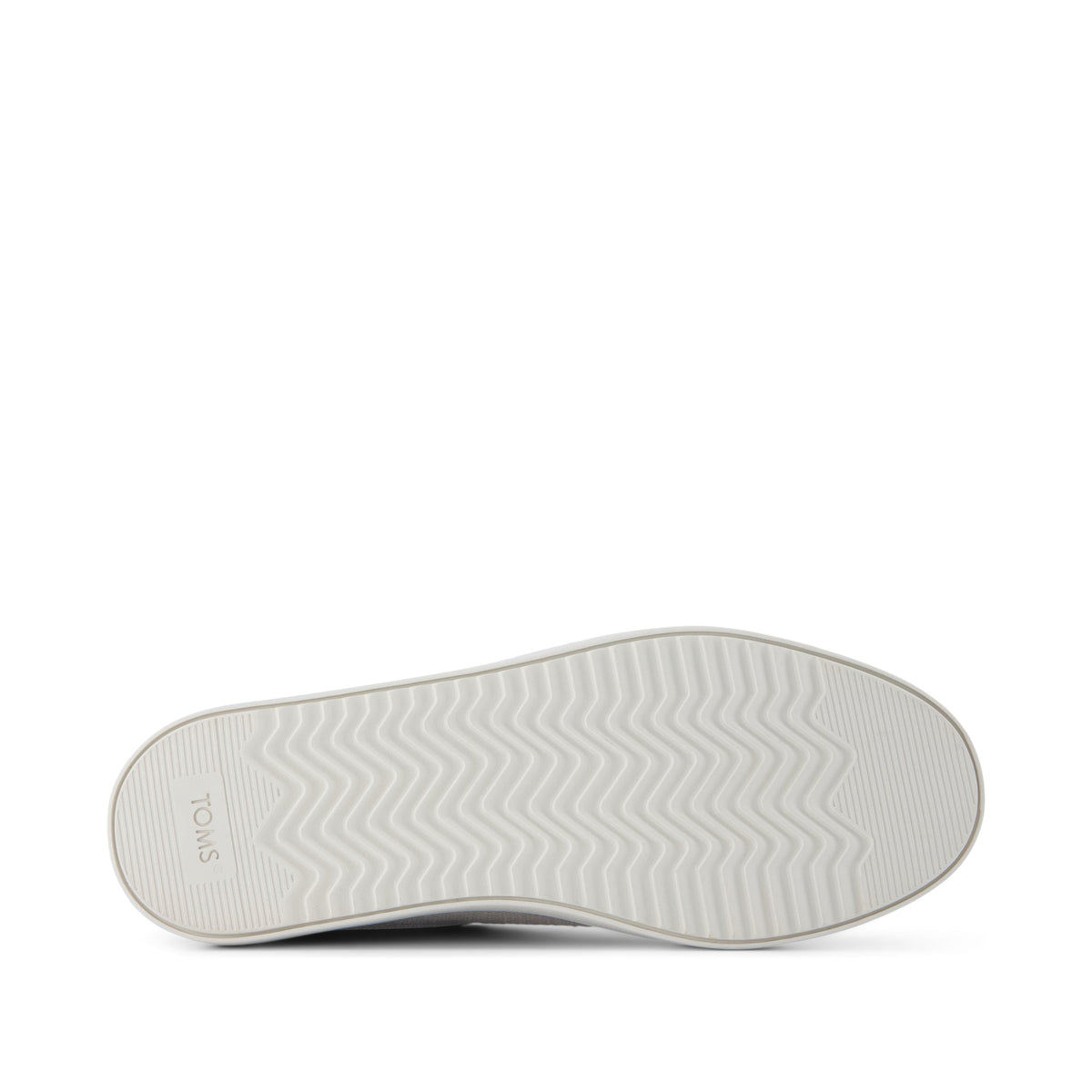 Izzy Lace-Up Sneaker - Drizzle Grey Heritage Canvas Bottom Sole View