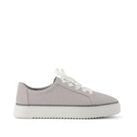 Izzy Lace-Up Sneaker - Drizzle Grey Heritage Canvas Side View