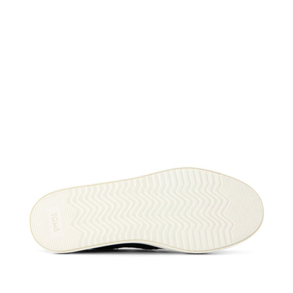 Emily Slip On Sneaker - Black Heritage Canvas Bottom Sole View