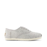 Cordones Plus Sneaker - Light Grey Heritage Herringbone Side View