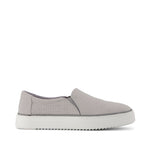 Emily Slip On Sneaker - Drizzle Grey Heritage Canvas Side View