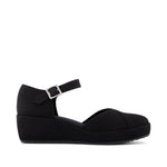 Gwyneth Wedge - Black Canvas Side View