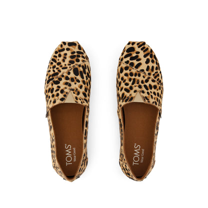 Alpargata Classic - Brown Sugar Leopard Print Hair Leather Top View