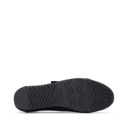 Alpargata Mary Jane - Black Canvas Bottom Sole View
