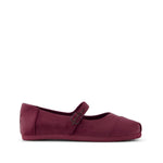 Alpargata Mary Jane - Dark Burgundy Premium Velvet Side View