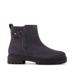 Astrid Boot - Water Repellent Forged Iron Suede Side View
