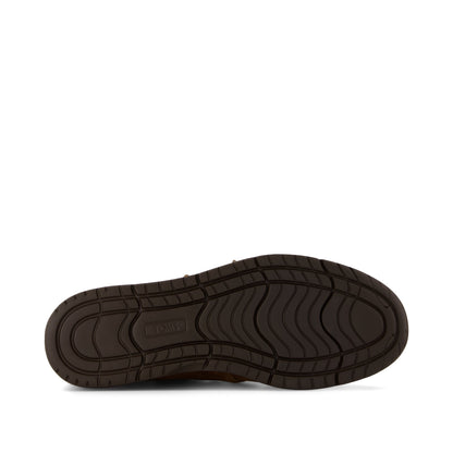 Navi Boot - Water Repellent Walnut Leather Bottom Sole View