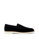 Mens Marcos Loafer Black Suede