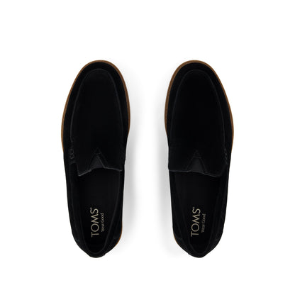 Mens Marcos Loafer Black Suede