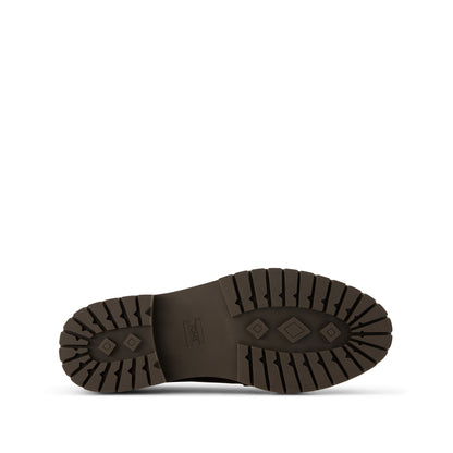 Cara Tassel Loafer - Chocolate Brown Palid Bottom Sole View