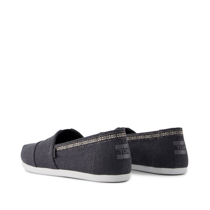 Alpargata Classic - Forged Iron Vintage Slub Back View