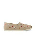 Alpargata Classic - Apple Embroidery Side View