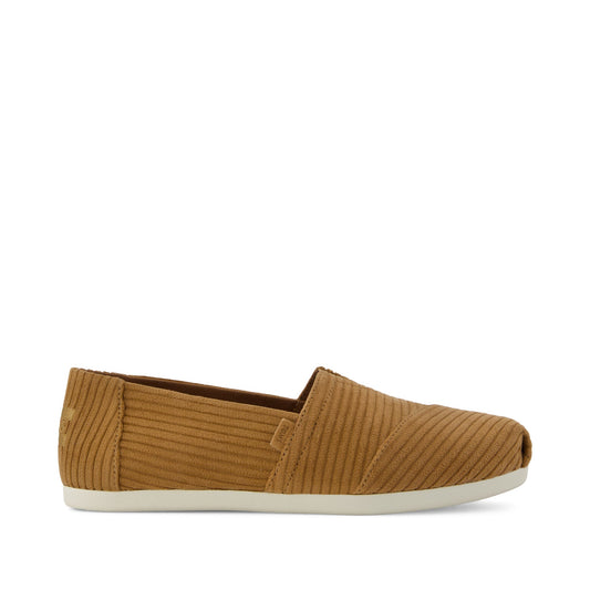 Alpargata Classic - Tan Cordurory Side View