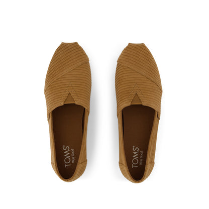 Alpargata Classic - Tan Cordurory Top View