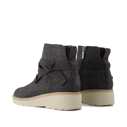 Marlow Boot - Water Repellent Forged Iron Shimmer Twill Back View