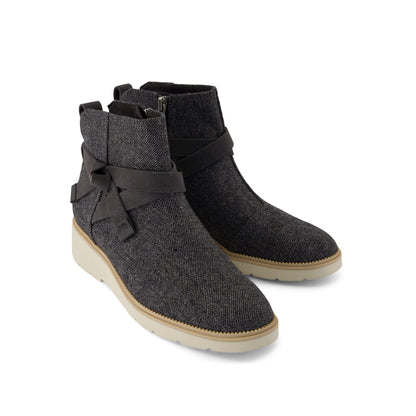 Marlow Boot - Water Repellent Forged Iron Shimmer Twill Front View