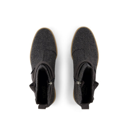 Marlow Boot - Water Repellent Forged Iron Shimmer Twill Top View