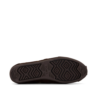 Alpargata Classic - Chocolate Brown w/ Pumpkins Bottom Sole View