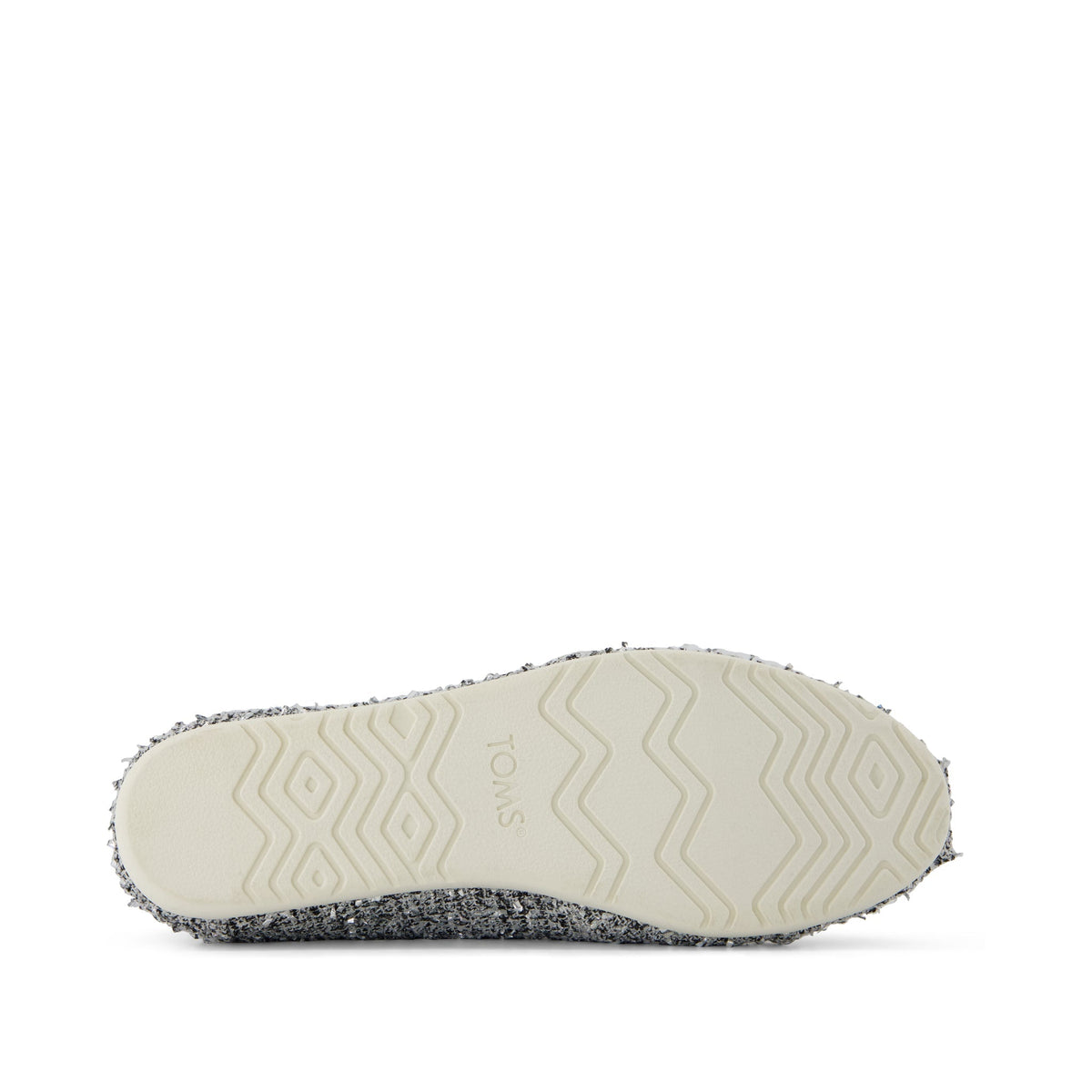 Alpargata Ballet Flat - Metallic Boucle Bottom Sole View