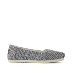 Alpargata Ballet Flat - Metallic Boucle Side View