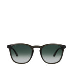Silas Traveler Sunglasses - Forest Green Tortoise-Deep Olive Gradient Front View
